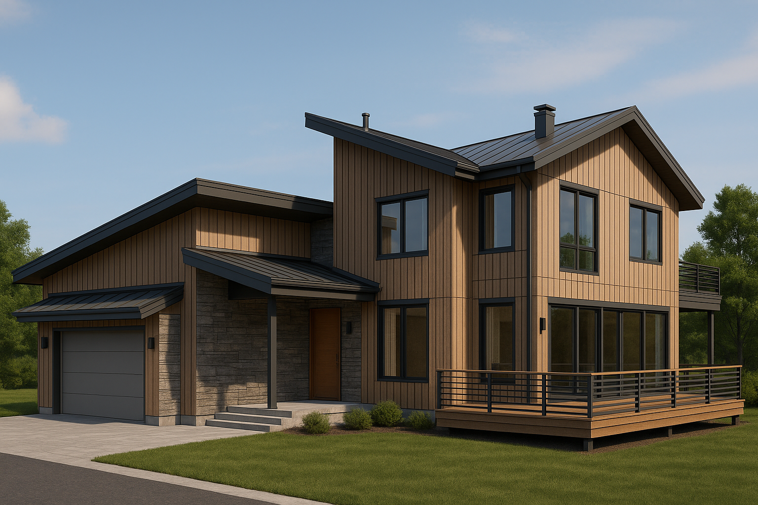 Crow's Nest Residences - Two Townhouses and One Sigle-Family House